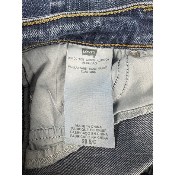 Levi’s Slight Curve Women’s Jeans Size 6/28 Classic Rise Straight Leg Denim - Picture 6 of 11